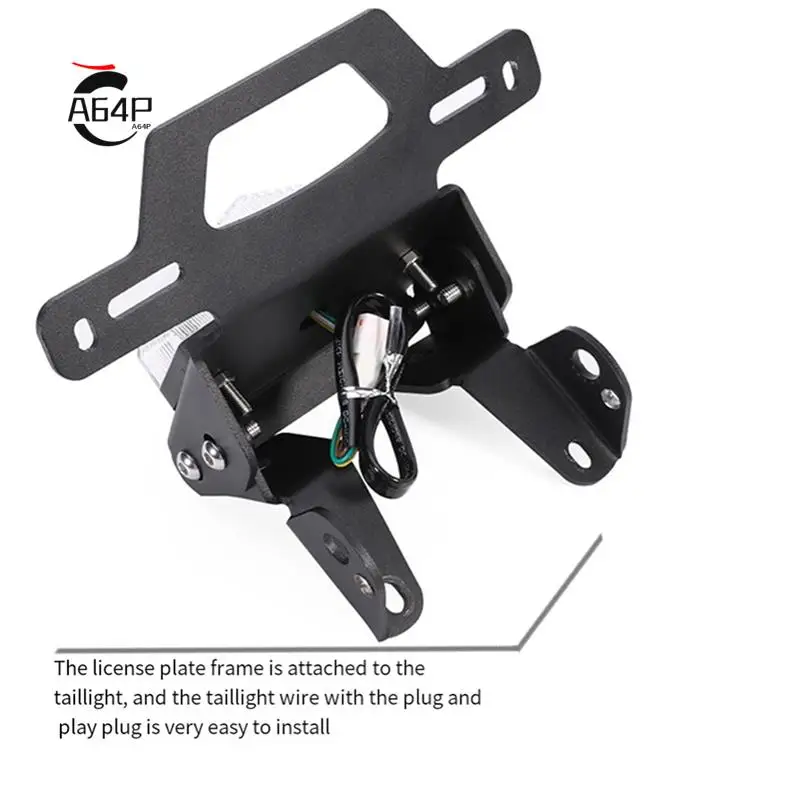 

A64P-Motorcycle Rear Tail Light Eliminator License Plate Holder For 790 890 ADV/R 2019-2024 Motorcycle Accessories
