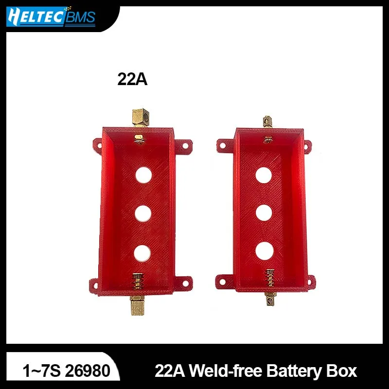 1S 2S 3S 4S 5S 6S 7S 26980 Weld-free Battery Box/Battery Holder Pure Copper High Current 22a Battery charging stations