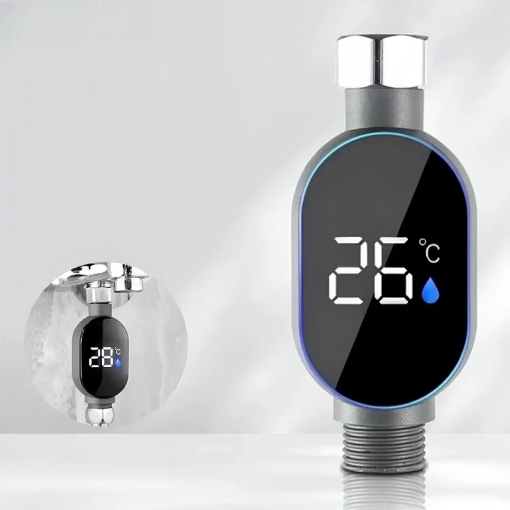 Smart Digital LED Shower Water Real Time Temperature Monitor For Bathroom Faucet Bath Safety Baby Elderly Care