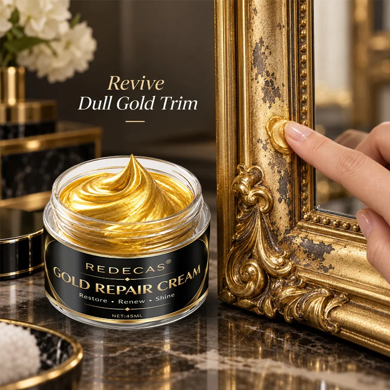 Gold Touch-Up Paste for Furniture, Door Frames & Metal Trim. Fixes Chips & Scratches. Easy, Fast-drying, Natural Finish