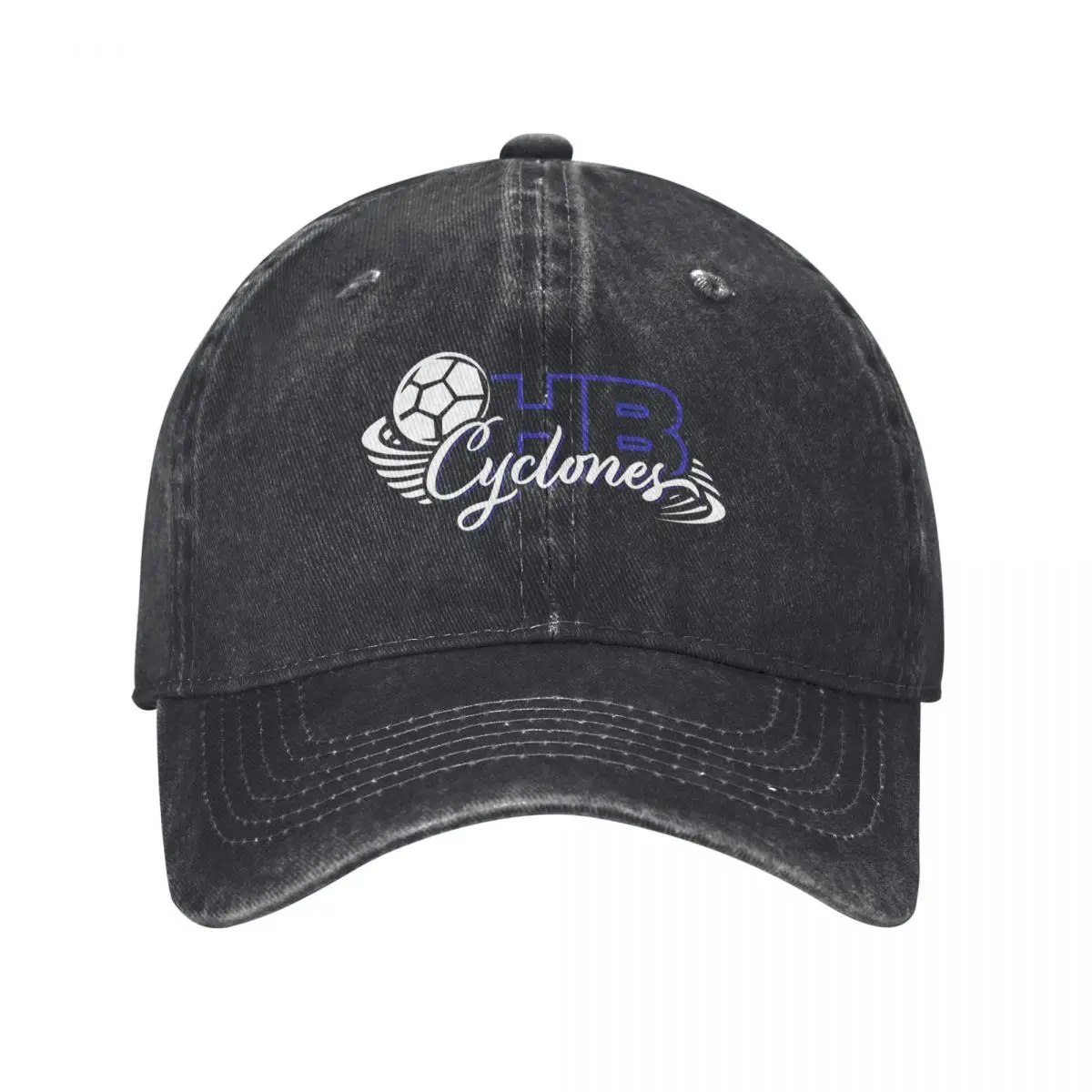 HB Cyclones - Soccer (White Logo) Baseball Cap custom Hat black beach hat Women's Beach Visor Men's