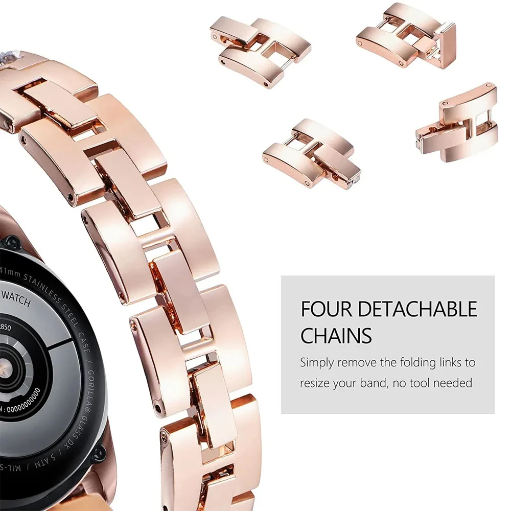 Bling Watchband Bracelet for Redmi Watch 5 Active Lite For Xiaomi Redmi Watch 5 Lite 22mm Strap Band Metal Wrist Strap Women