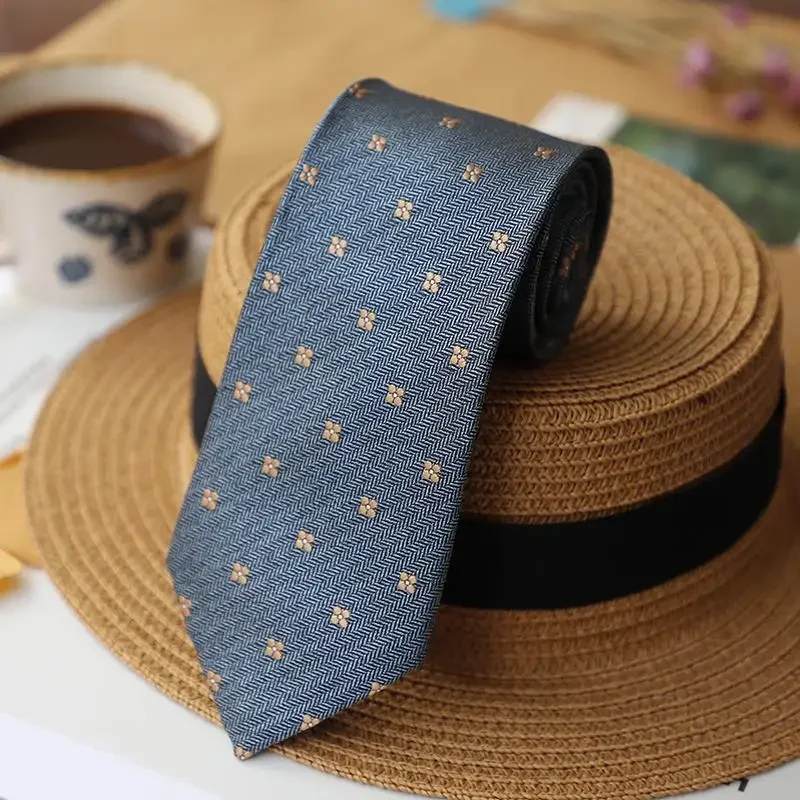 Corbata Retro para hombre, pañuelo cuadrado de lunares, traje francés, accesorios para boda, lugar de trabajo, 2024