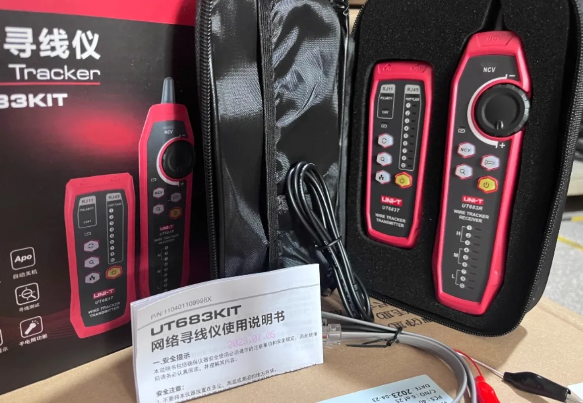 1pc UNI-T UT683KIT Wire Tracer Intelligent Quickly Distinguish Cable Failure*SY