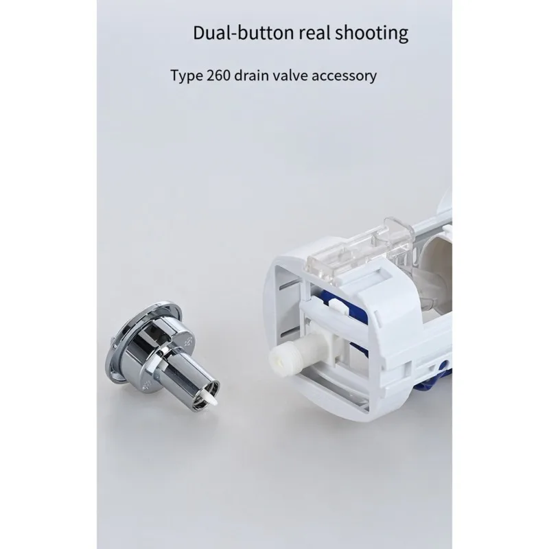 

L60A Replacement Parts Dual Flush Toilet Push Button For Geberit TYP260 Cistern Round Double Button Water Tank