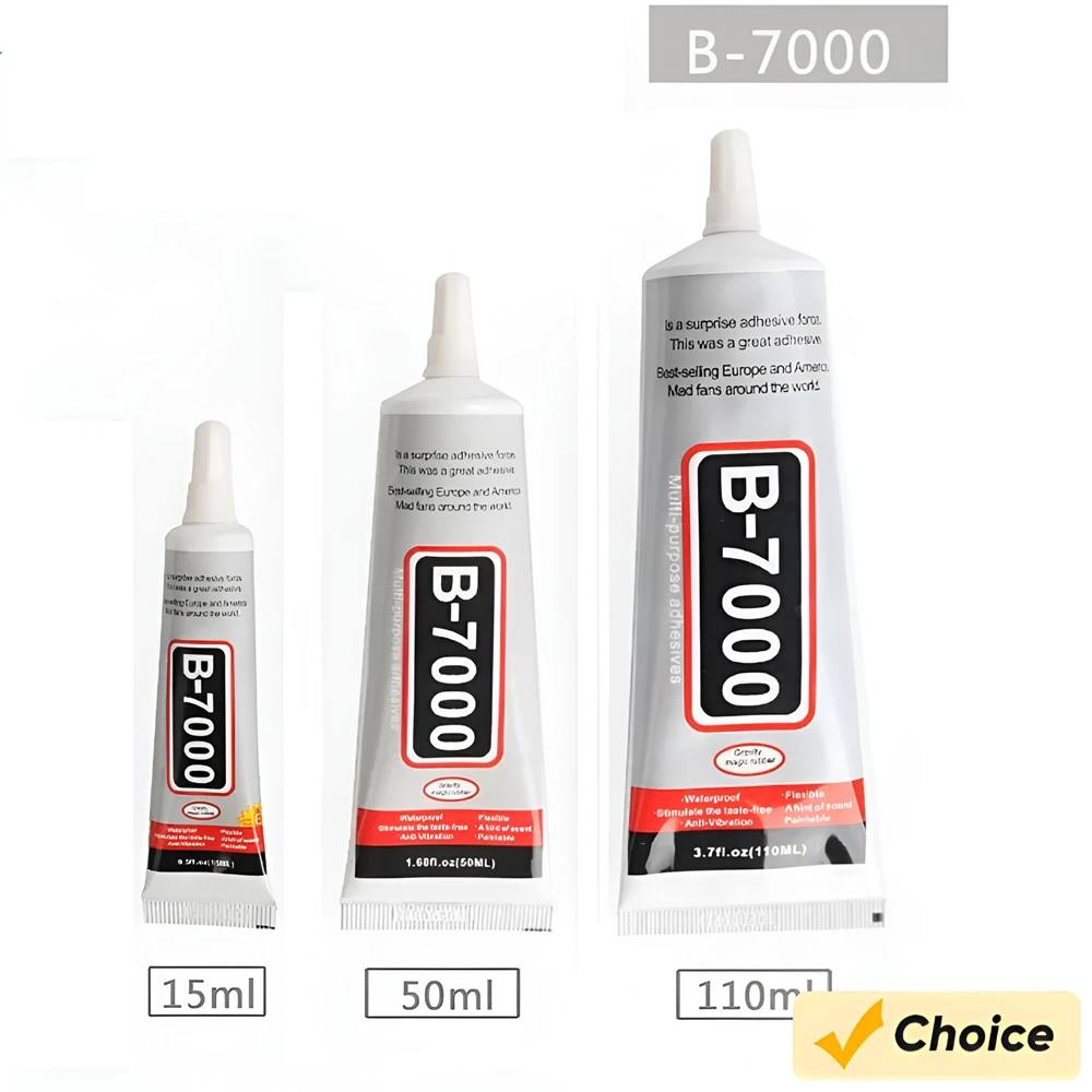 B-7000 Clear Phone Screen Repair Glue B7000 Universal Diamond DIY Adhesive with Precision Applicator 15/25/50/110ML T-7000 T7000