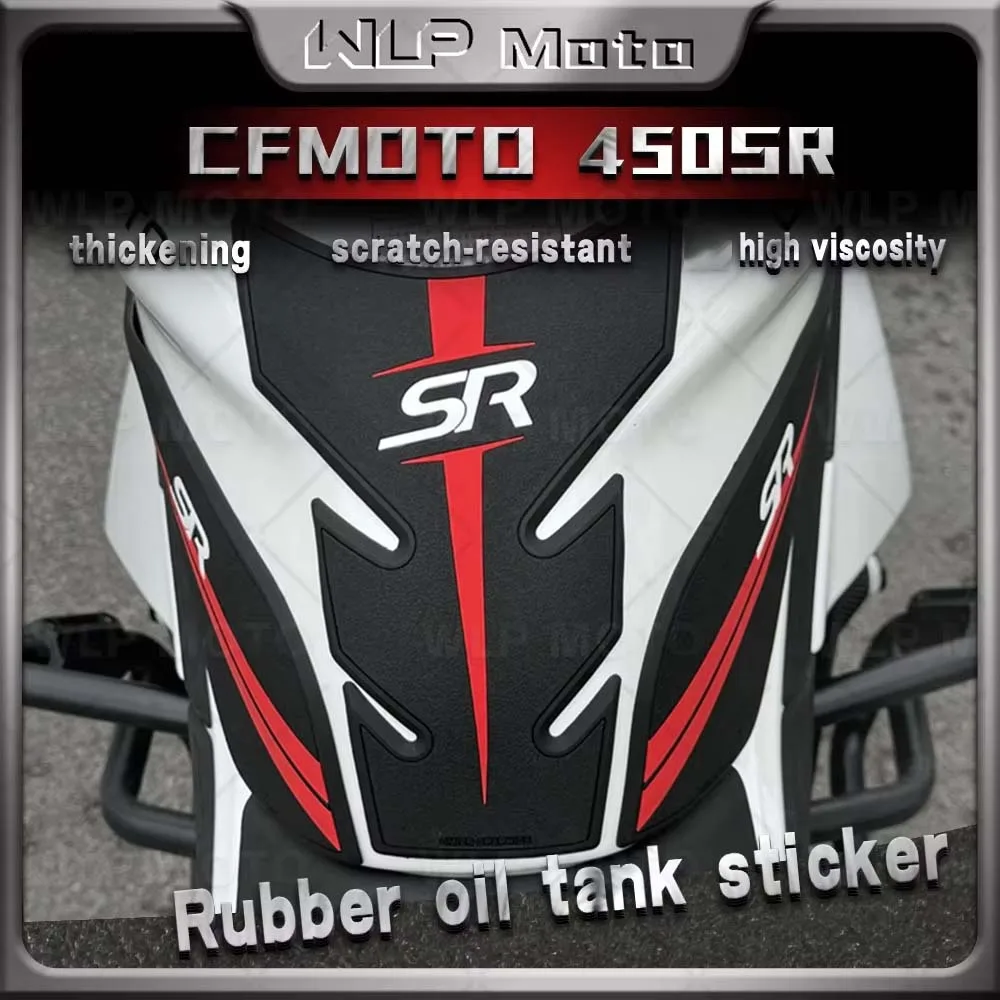

For cfmoto 450sr 450 SR 450SR-S Motorcycle Accessories Decals Side Tank Pad Protection Rubber Sticker Anti-slip 2022 2023 2024