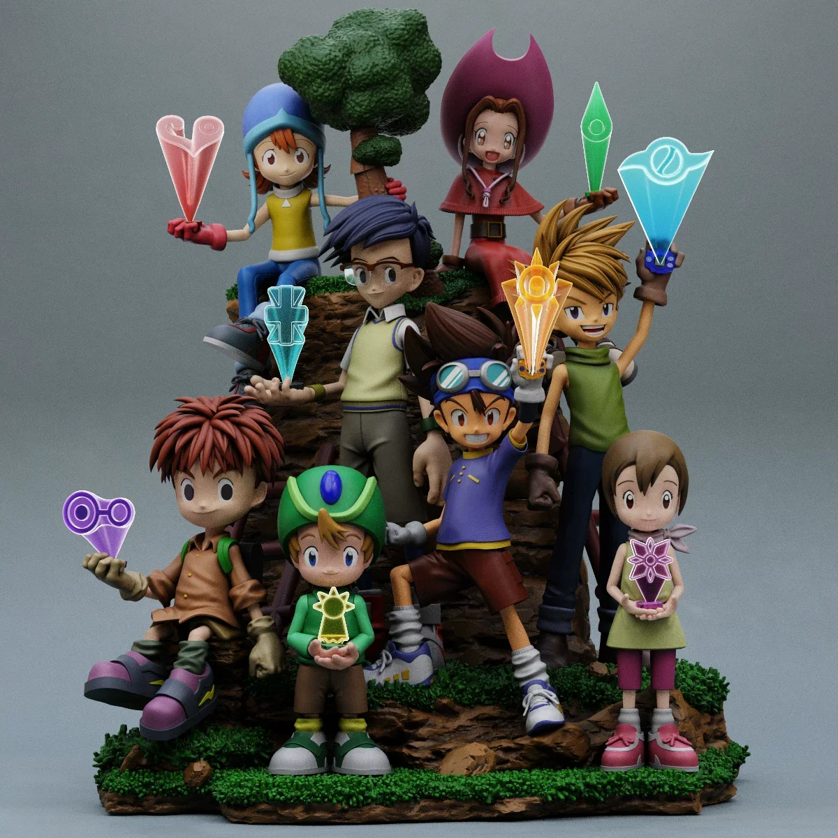 

Model Customization 15cm Yagami Taichi Ishida Yamato Mimi Tachikawa Model Toys Digimon Adventure Gk Customize 3D printing model