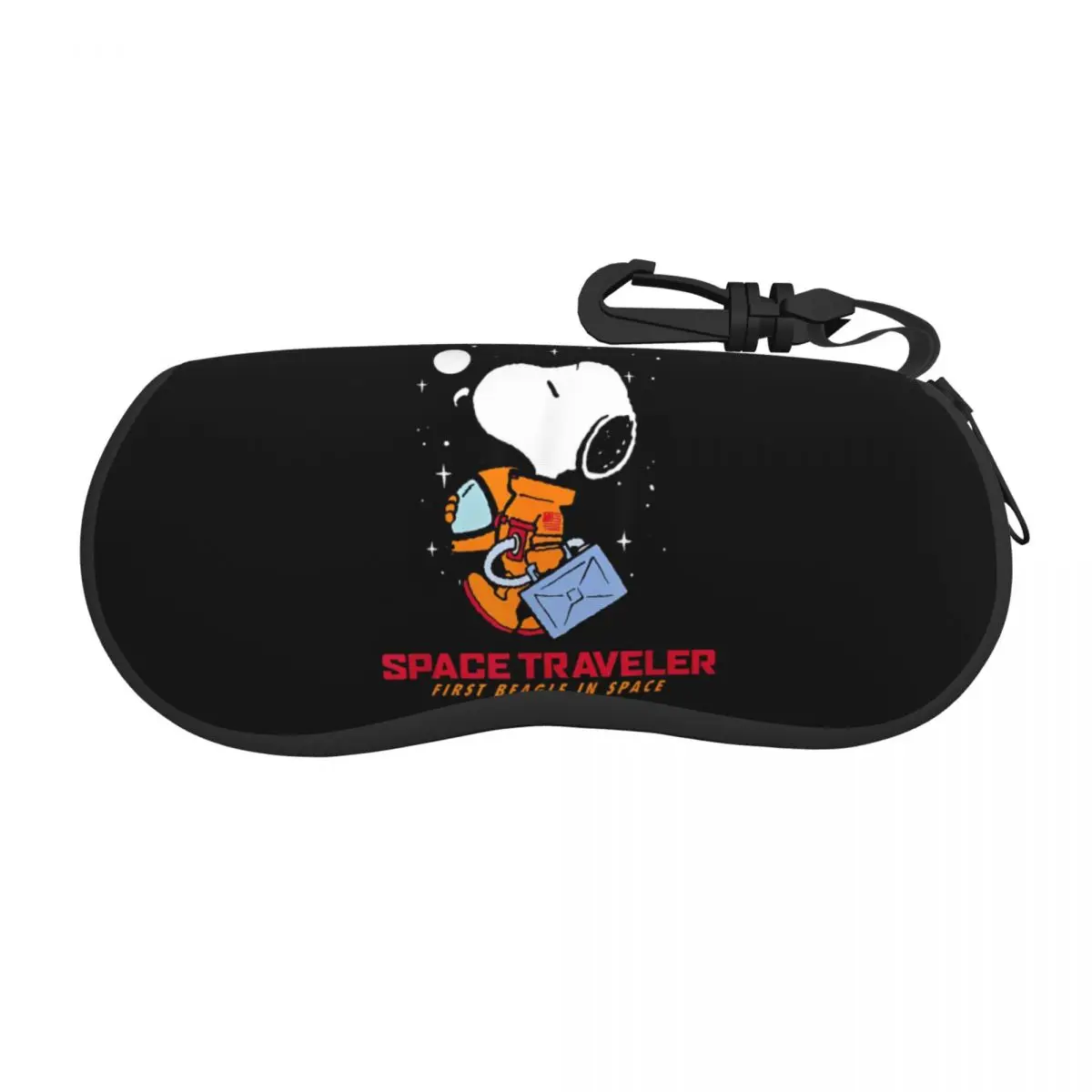 Space Traveler Snoopy Glasses Case Anti-Fall Accessories Cartoon Eyewear Storage Box Anti-Pressure Eye Contacts Case