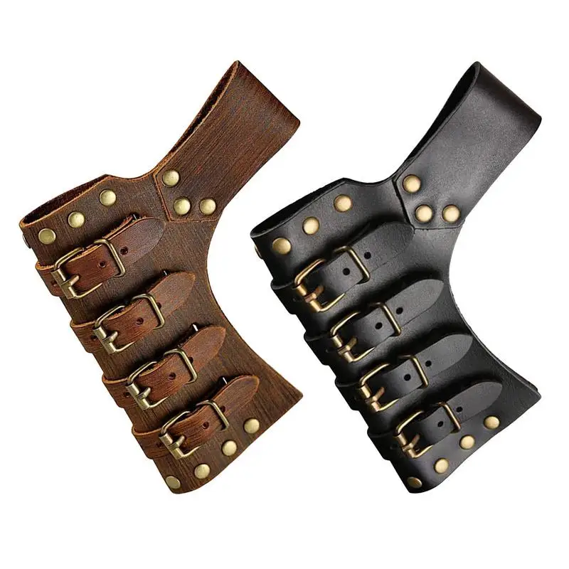 Medieval Leather Sword Frog Belt Waist Sheath Scabbard Rapier Buckle Strap Holster Men Viking Warrior Armor Cosplay Black Brown