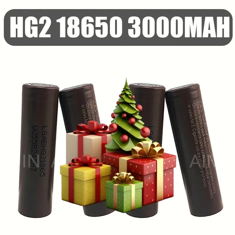 

100% New AIMJIN HG2 3.7V 18650 Battery Li-ion Batteries High Current 30A Discharge Power Cell For Screwdriver