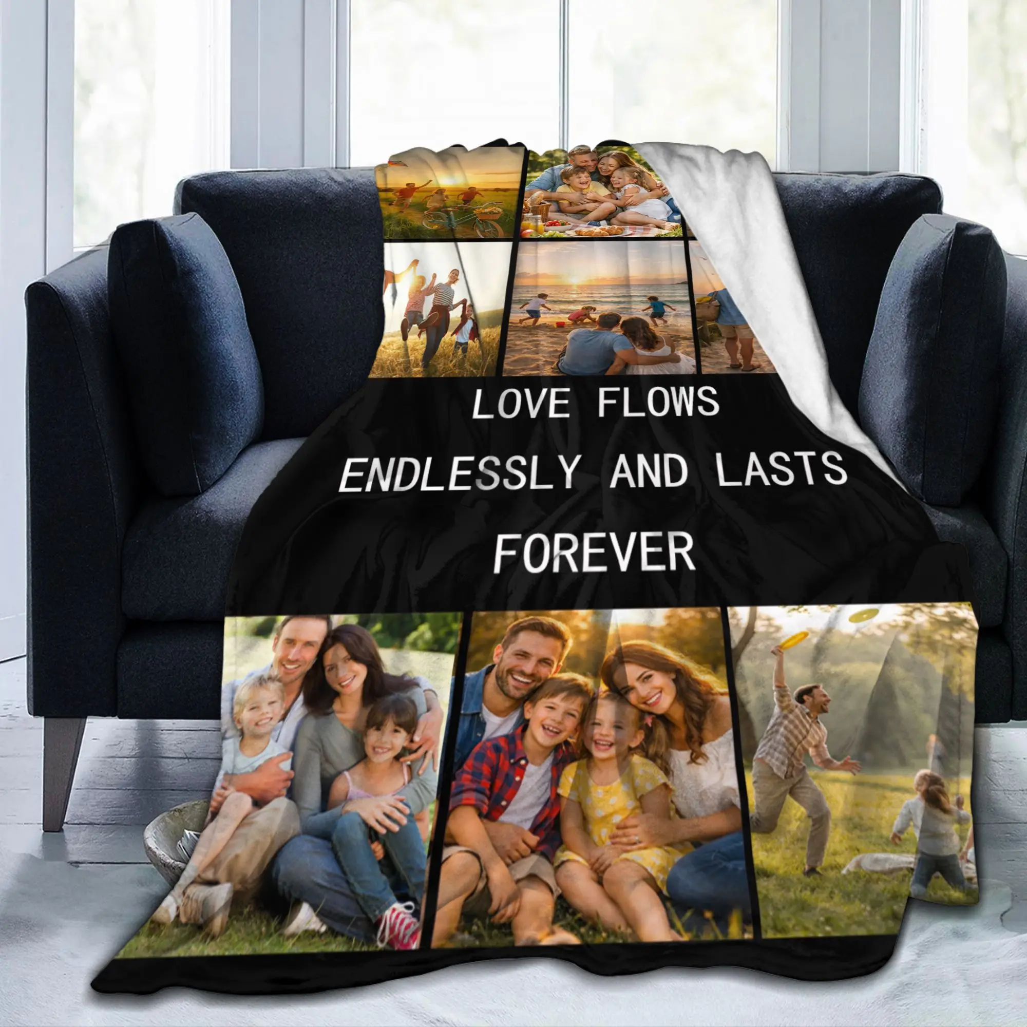 Sofa Fleece Custom Your Design Here Throw Blanket Flannel Personalized Logo Printed Blankets for Bedroom Travel Sofa Bedspreads