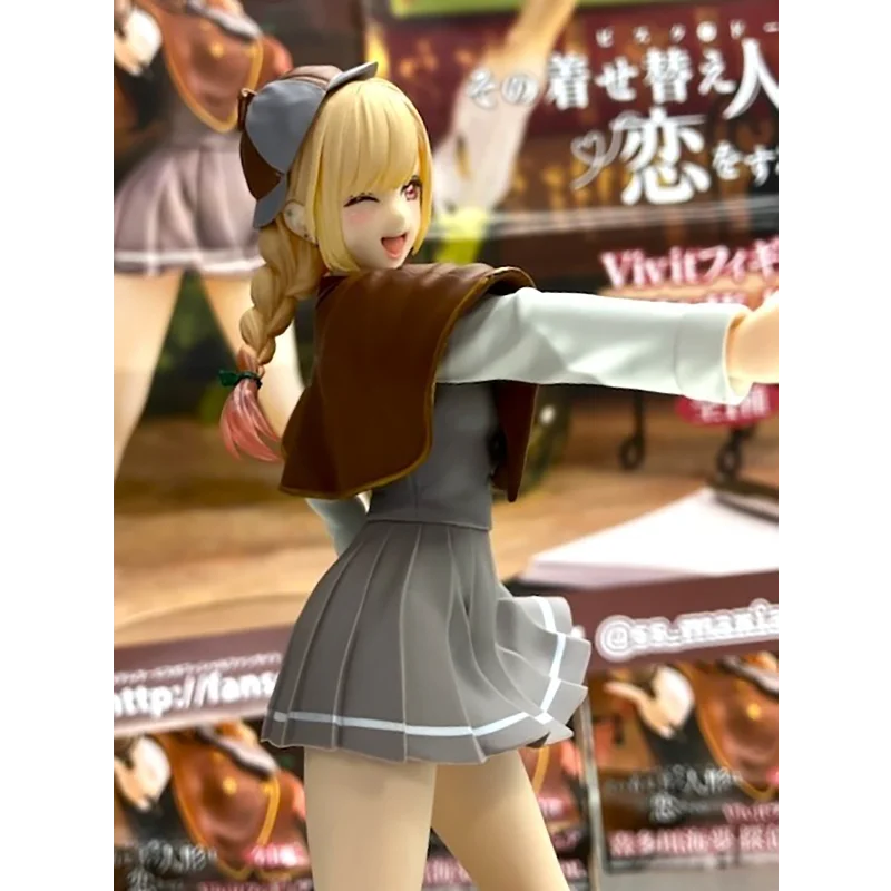 Auf Lager Original Vivit System Service My Dress-Up Darling Kitagawa Marin Detective Anime Figur Modell Sammlung Puppe Ornamente