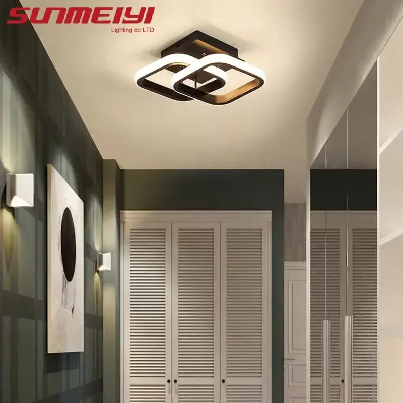 LED Corridor Light Minimalist Modern Small Light Living Room Bedroom Balcony Foyer Light Wardrobe Nordic Creative Ceiling Light