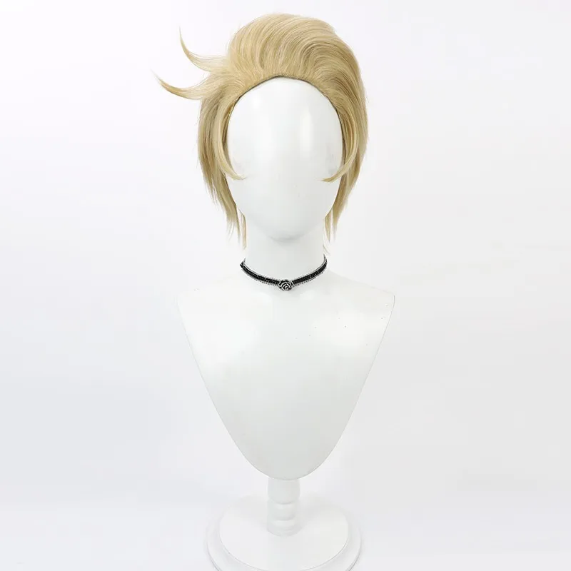 

Anime Lucifer Cosplay Morning Star Wigs Hotel Lucifer Morningstar Cosplay Short Heat Resistant Synthetic Hair Halloween Party