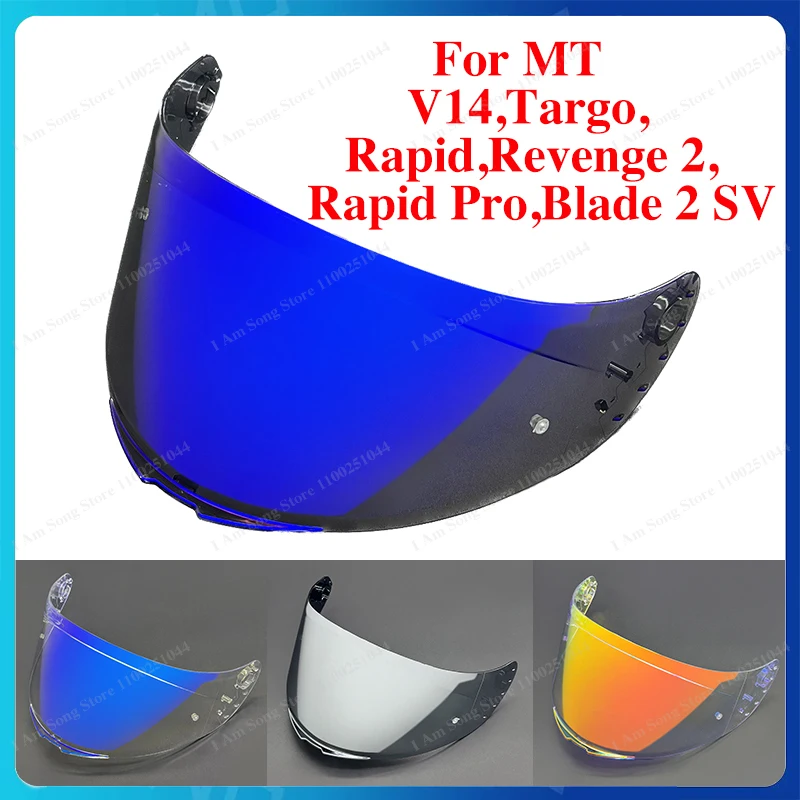 

Motorcycle Helmet Visor Lens For MT V14,Targo,Rapid Helmet Anti-UV Anti-Scratch Dustproof Windproof High Definition Helmet Lens