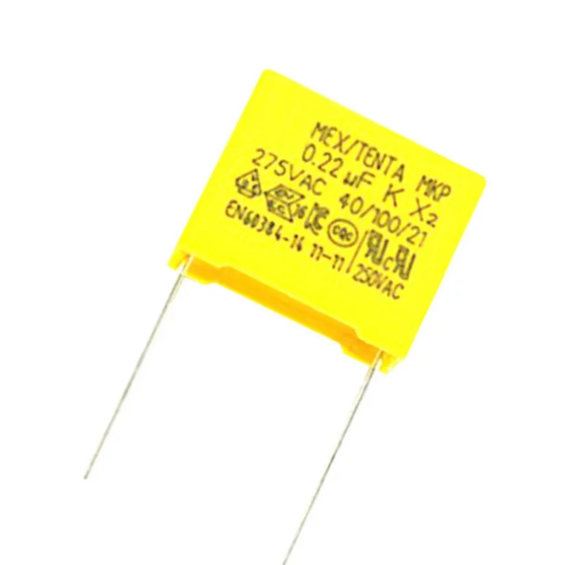 Safety Capacitor MKP X2 275V AC 0.01 0.022 0.033 0.047 0.068 0.1 0.15 0.22 0.33 0.47 0.68 1UF 1.5 2.2 UF