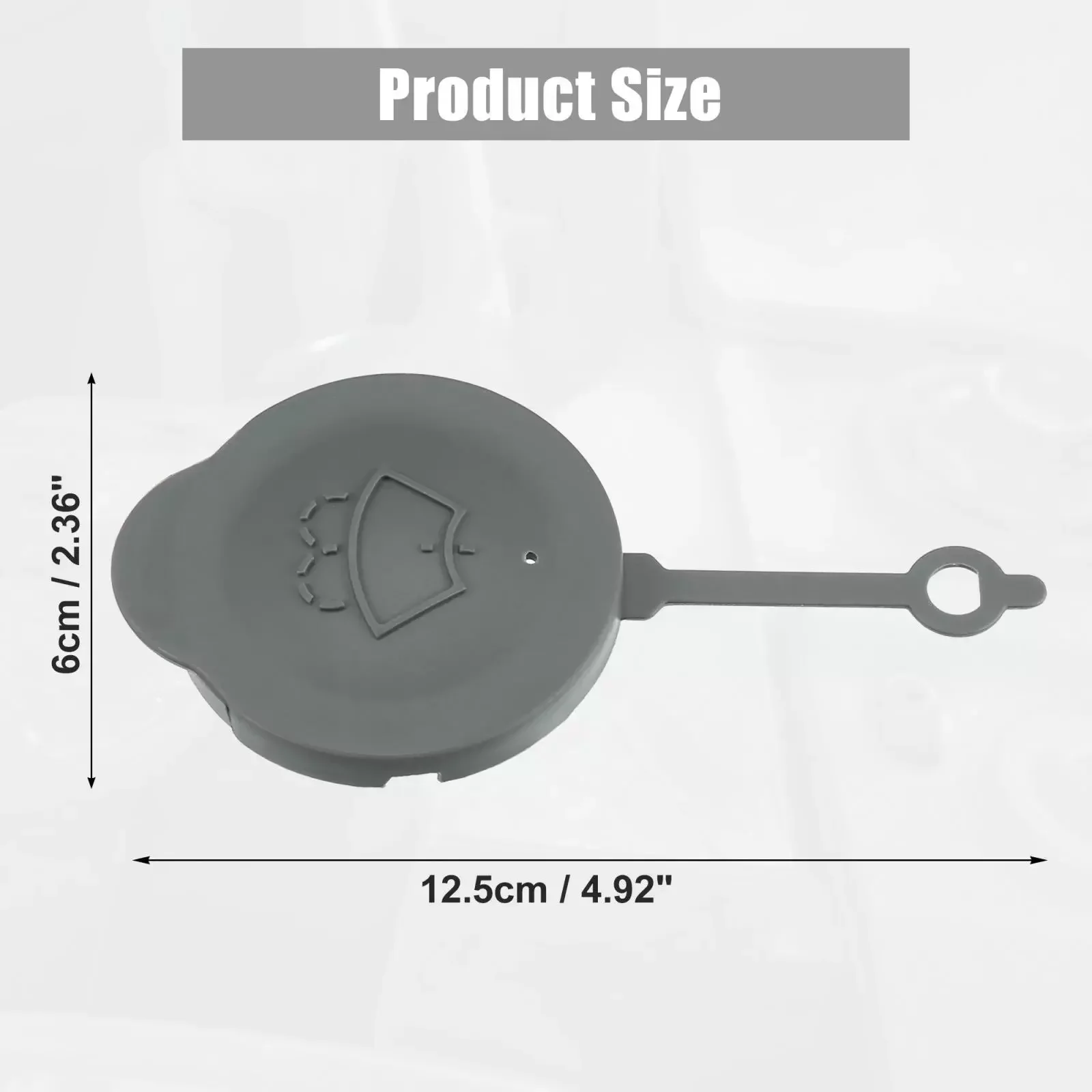 2 قطعة ممسحة زجاج السيارة الأمامي غسالة خزان السوائل غطاء 28913-1HA3A خزان المياه غطاء زجاجة غطاء لنيسان ميكرا K13 2011-16