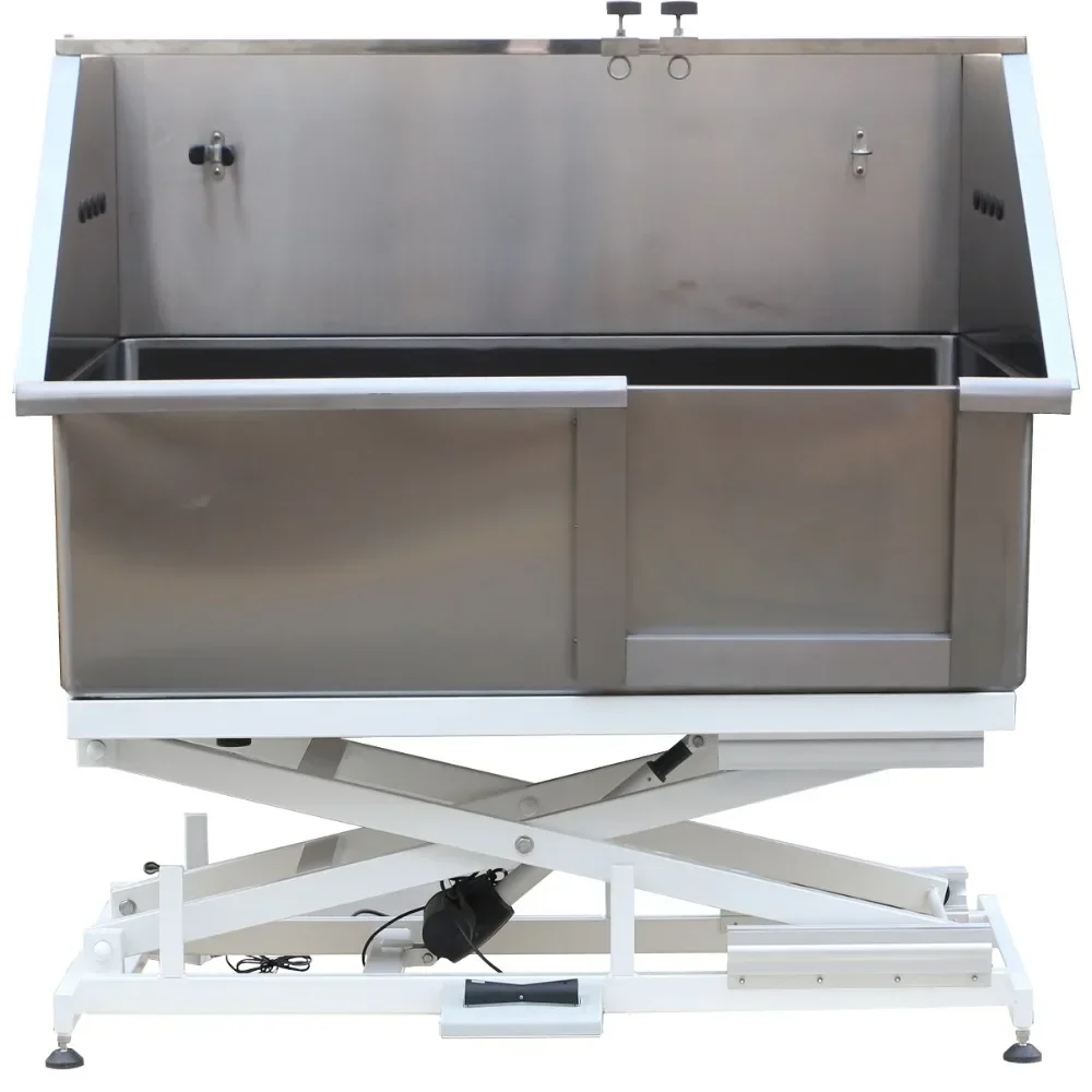 cross-border Round Cornered Electrical Bathing Tub pet bathtub leaning & bathing dog grooming tubs