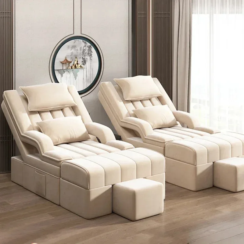 Table for tattooing, eyelashes, massage, pedicure, mattresses, recliner, cosmetic massage table, foldable headrests