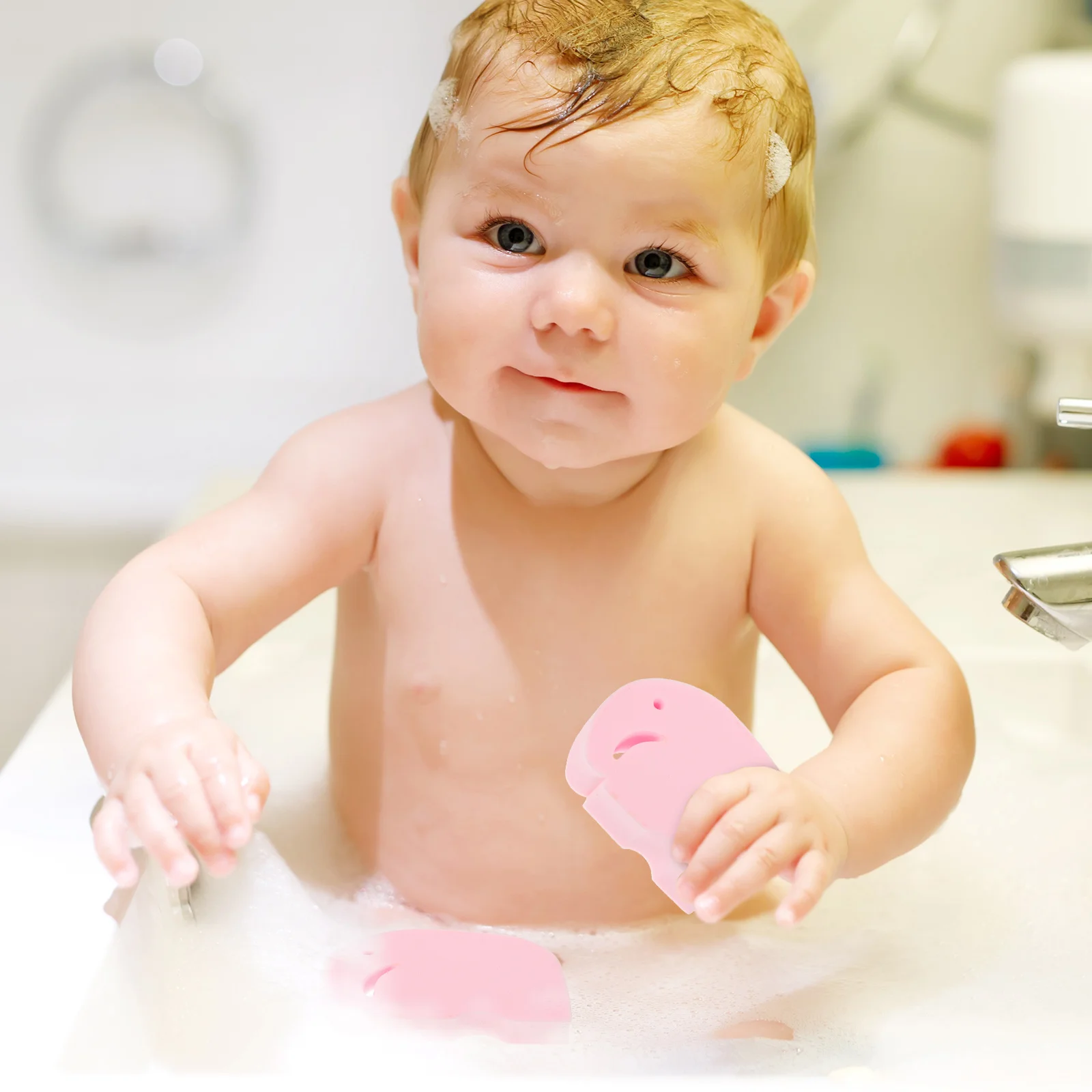 

3Pcs Soft Bath Sponges Double-Sided Exfoliating Shower Body Scrubbers Durable Skin Cleaning Sponge Shower Sponge