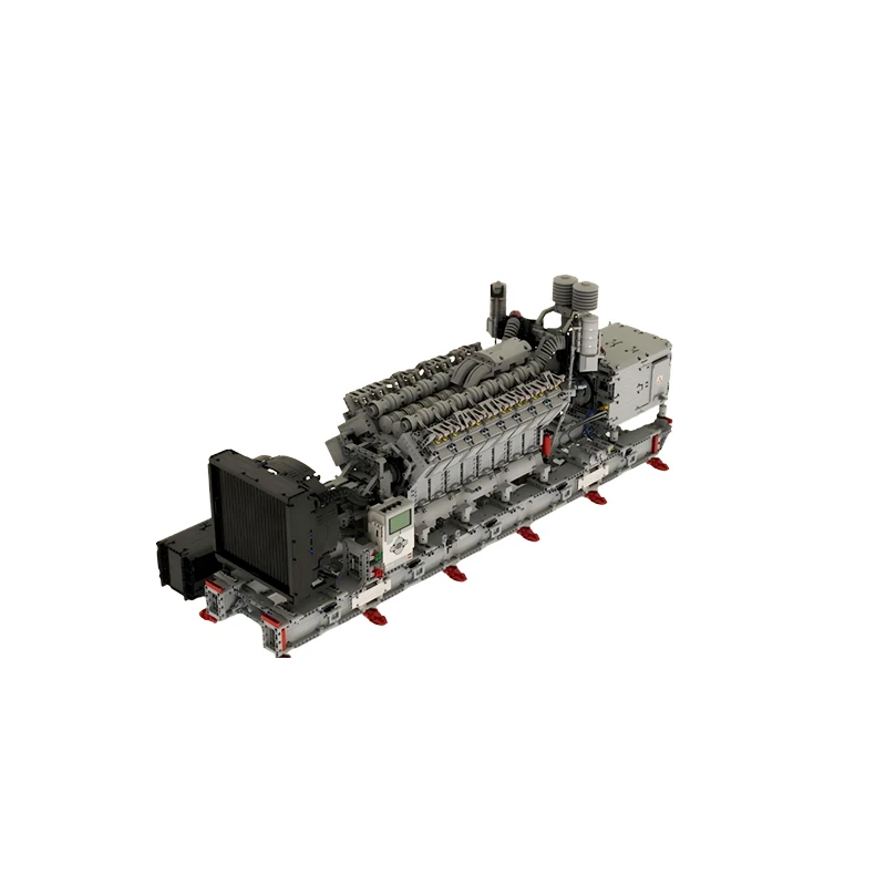 MOC City Electricity Emergency V16 Diesel Generator Building Blocks Model Bricks Boy  Toys Xmas Gift