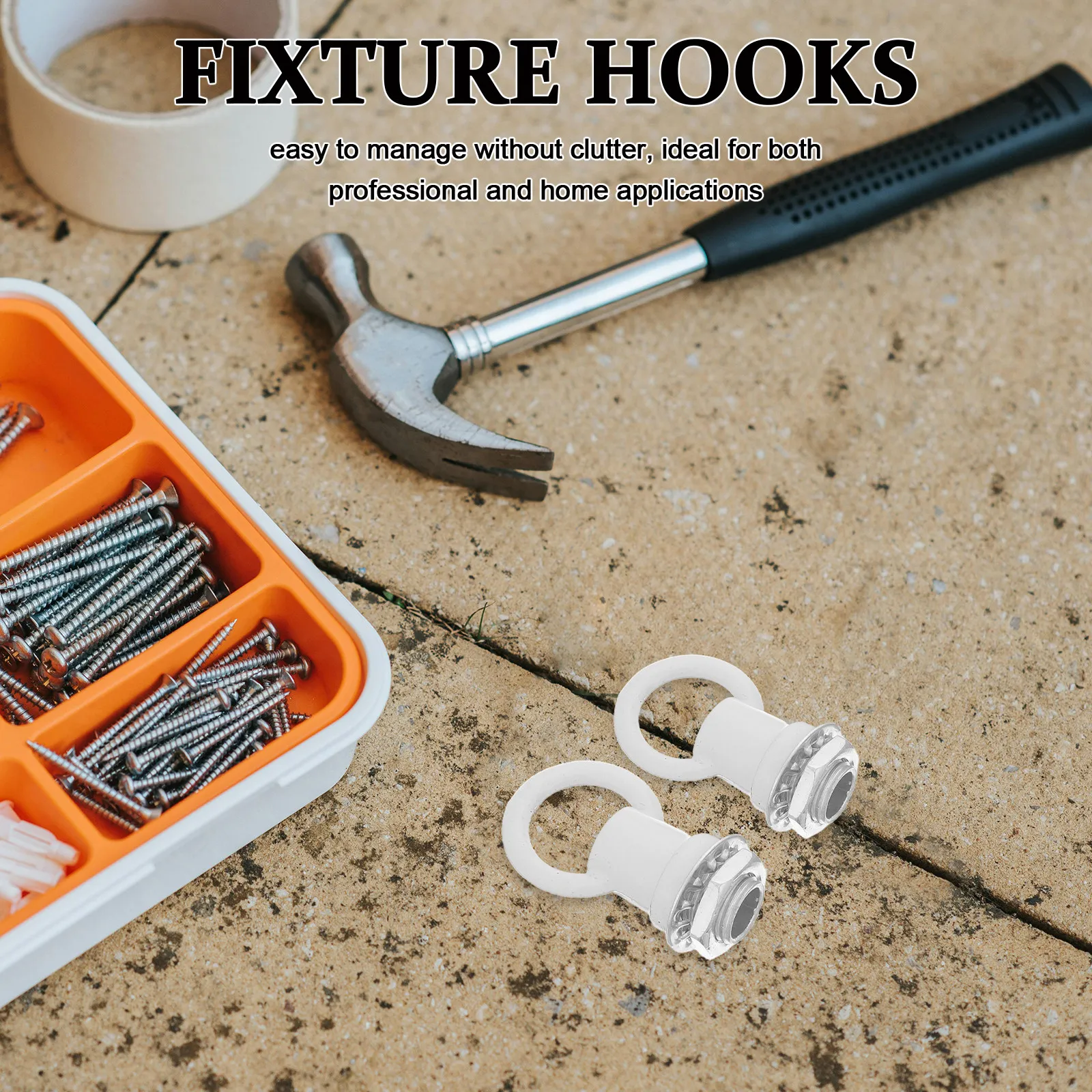 10pcs M10 Ceiling Lamp Hook Rings – Heavy-Duty Chandelier Chain Hooks for Indoor/Outdoor Lighting & DIY Projects