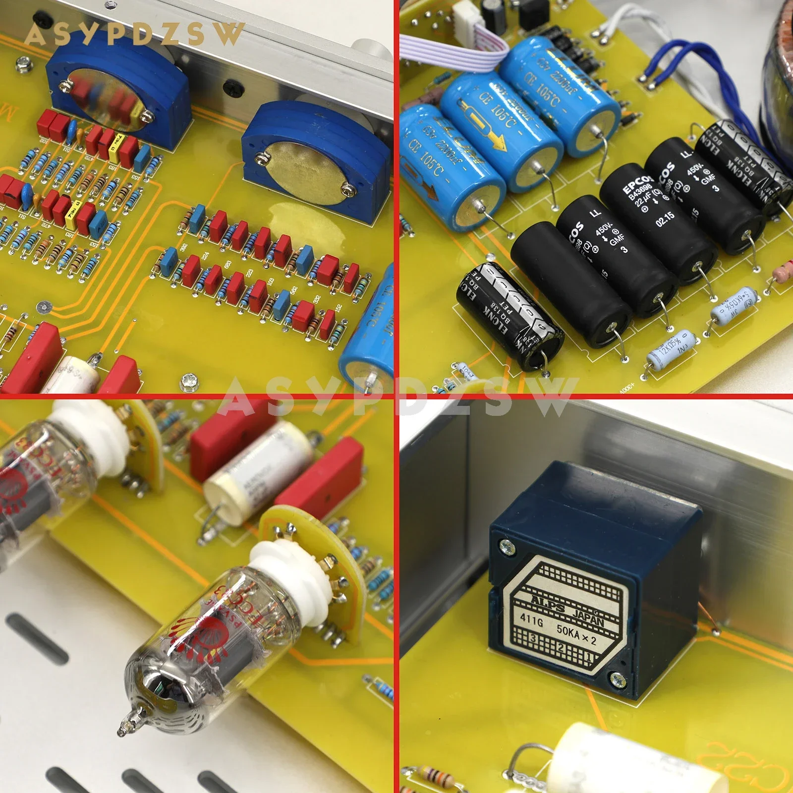 HIFI Classic MC22 ECC83 Buizenvoorversterker Basis op McIntosh C22 Met TREBLE/Bass-instelling