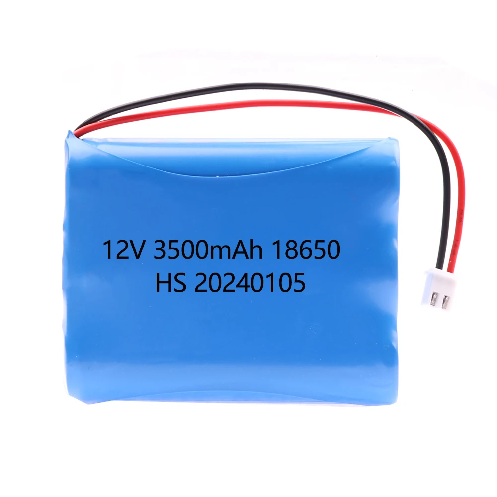 12V 18650 3500mAh lithium-ion Battery pack Monitor CCTV Camera battery 12.6 V high capacity battery upgarde 2600mah 3000mah