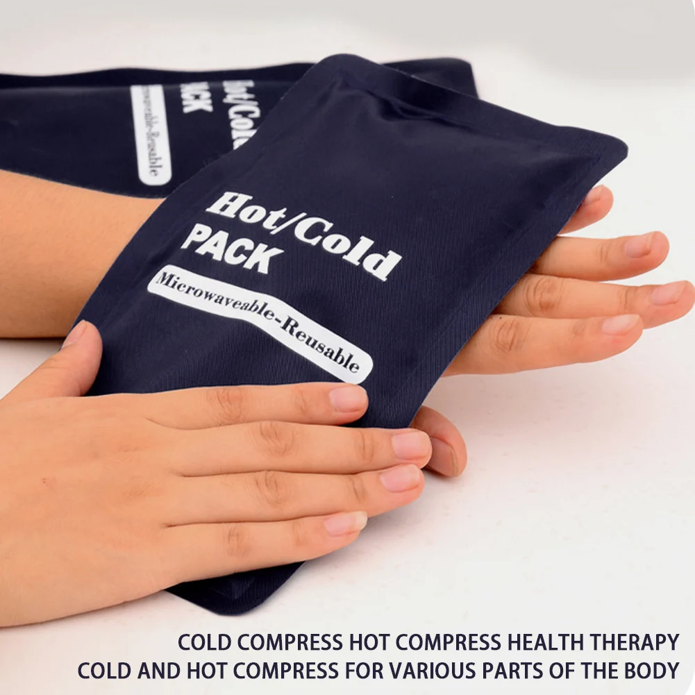 Reusable Hot Cold Therapy Pack Gel Pad Ice Cooling Heating Emergency Pain Relief Sport Compress Microwaveable Ice