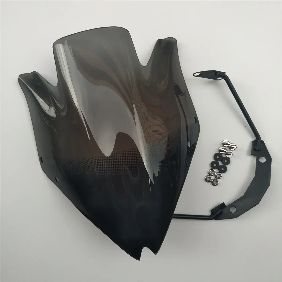 Fit Z750R 2007-2008-2009-2010-2011-2012 Wind Deflectore High Quality Smoke Black Spoiler For Kawasaki Z750 Windshield Windscreen