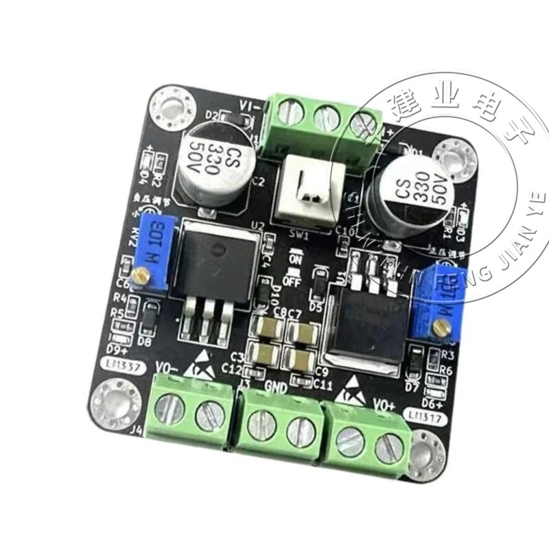 LM317 LM337 POSITIVE AND NEGATIVE VOLTAGE LINEAR DC STABILIZED ADJUSTABLE OUTPUT POWER SUPPLY DC-DC STEP DOWN MODULE