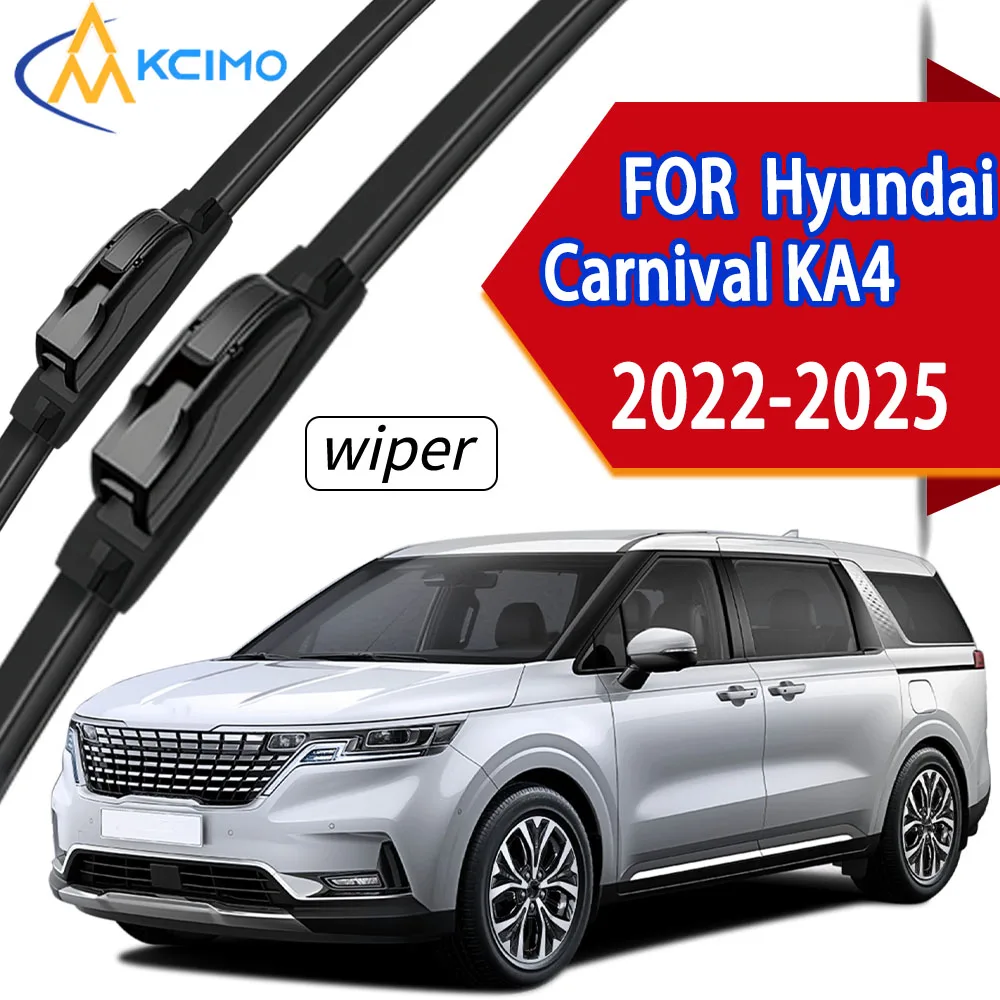 

Premium Durable Rubber Wiper Blades For Hyundai Carnival KA4 2022-2025, Front Windshield Replacement Parts