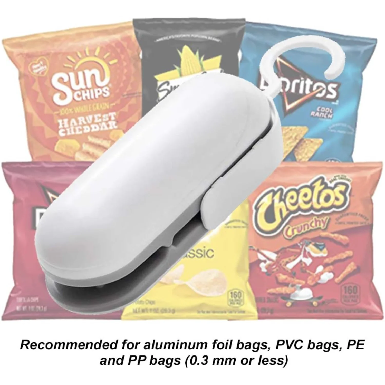 Mini bolsa de vacío de calor portátil y para bolsas de plástico