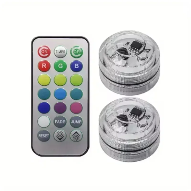 Draadloze zelfklevende LED-auto-interieur sfeerverlichting met afstandsbediening, decoratieve auto-dak- en voetverlichting, fietsachterlicht