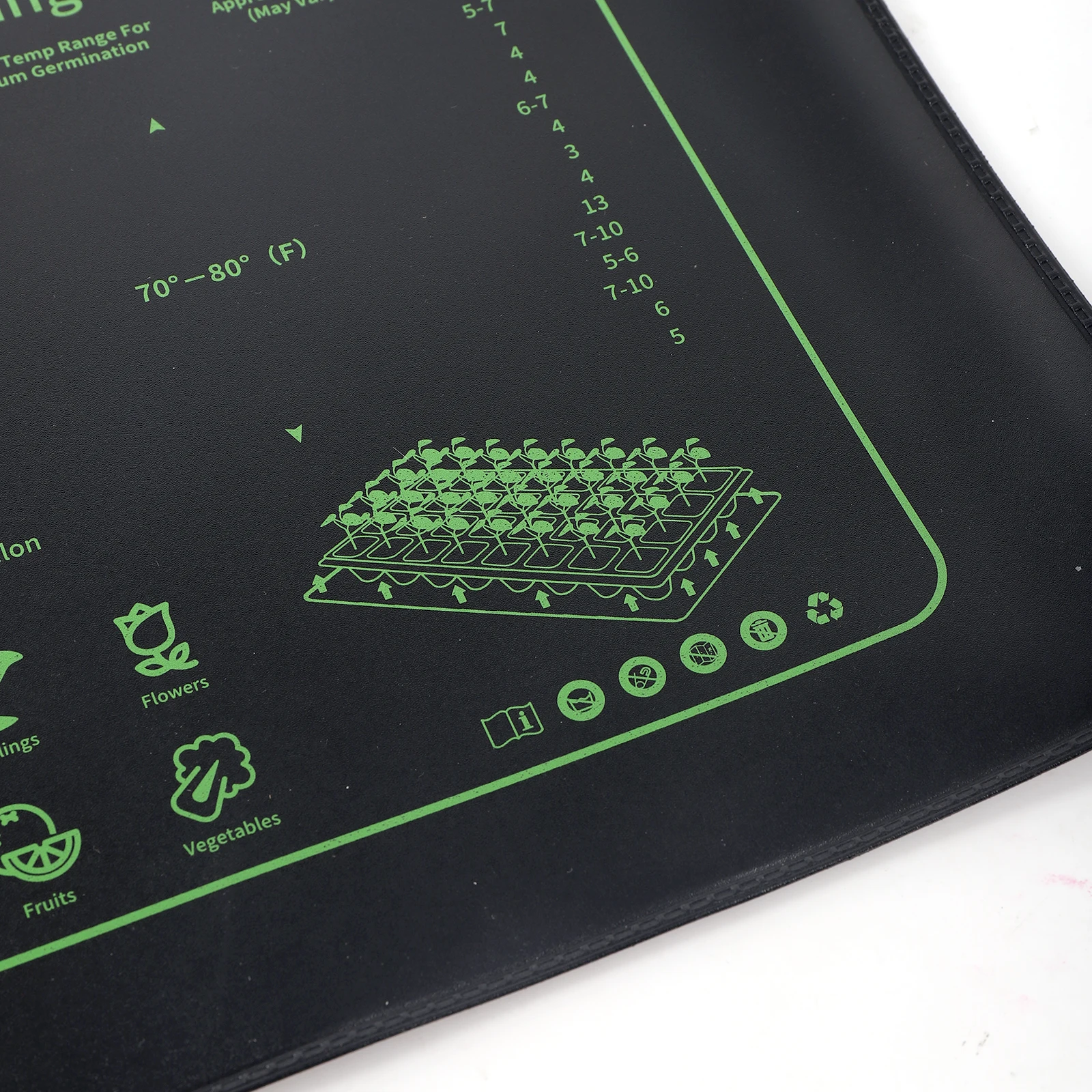 Seedling Heating Pad For Seed Starting And Plant Germination Inside The Seedling Heating Pad For Hydroponics Waterproof Eu Plug