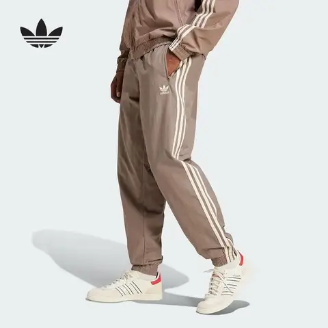 Adidas Unisex Autumn Winter Stretch Jersey for Men Women, High Rise Waist Slim Fit Snap Cargo Pockets Fitness Trousers JP1024