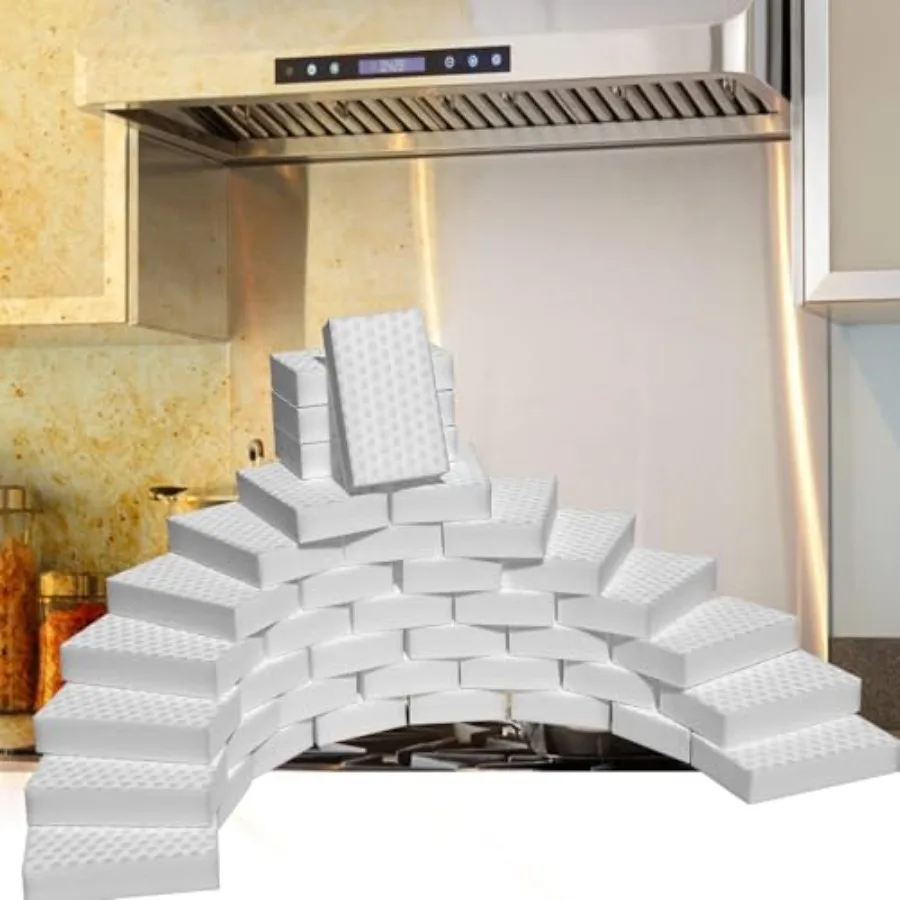 

Волшебная губка-ластик: многофункциональная бытовая губка для уборки кухни, мытья посуды и мебели