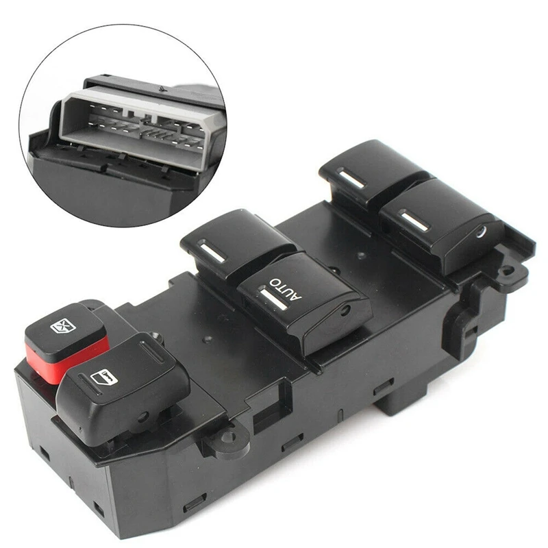 Electric Power Window Control Switch With 4Pcs Headlights And Bumper Brackets Set, For Honda CR-V 2007-2011