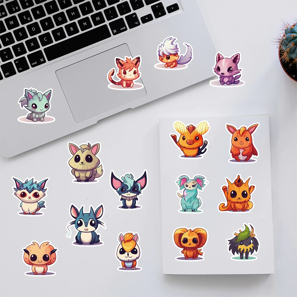 10/30/50pcs Cute Cartoon Pokemon Eevee Stickers Kawaii Anime Graffiti Decals Skateboard Diary Phone Waterproof Kids Sticker Toy