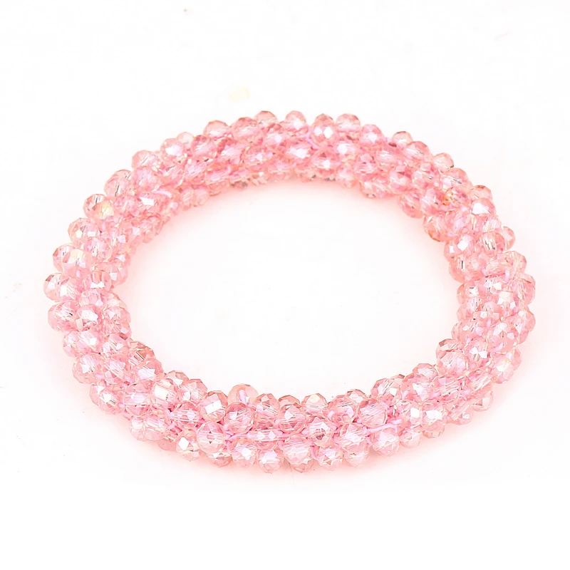 Boho Elastische Armbänder für Frauen, Vintage Stretch Bohemian Femme Haar-Accessoire, Kristallglasperlen-Armbänder, Party-Schmuck, Geschenk – Detail 10