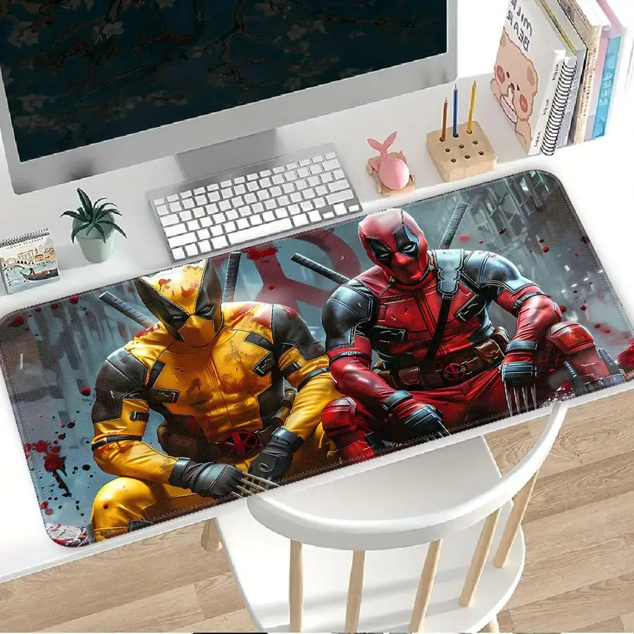 

Водонепроницаемый коврик для мыши, коврик для клавиатуры и мыши, коврик для компьютера, ноутбука, игровой консоли, офисный коврик, аксессуары для стола, Marvel Deadpool