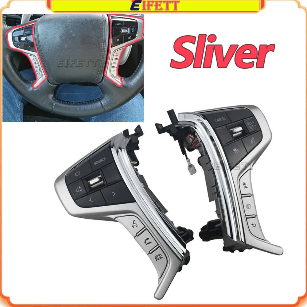 

Hight Quality Cruise Control Switch Button Multifunction Steering Wheel Button Switch For Mitsubishi PAJERO SPORT 2015-2022 L200