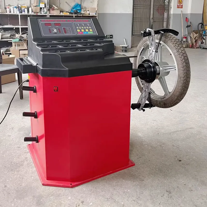 Hot Sale Vehicle and Heavy Motorcycle and MotoBike Wheel Balancer Cheap Price 24 in Tyre Balancing Machine