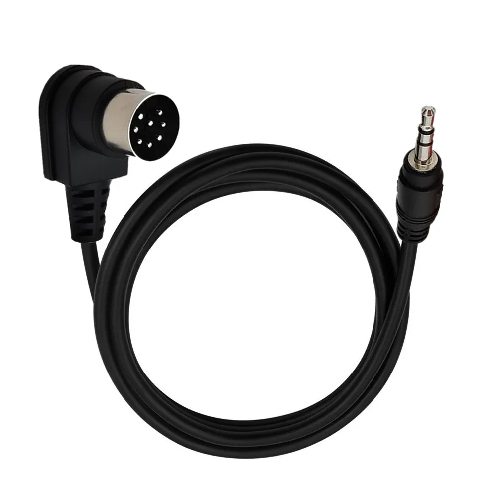 90 Degree Right Angle DIN 8Pin MIDI Male Plug To 3.5mm Jack Male Audio Adapter Cable For Musical Instrument Audio Equipment