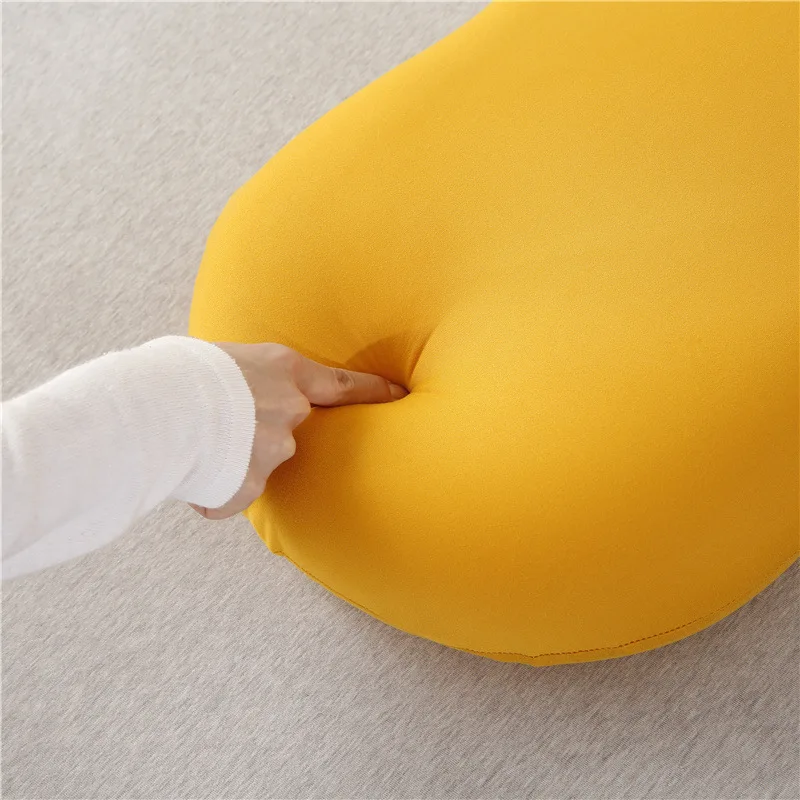 Slow Rebound Memory Pillow Single Pillow Soft Fiber Pillow Fatigue Relief Pillow New Nordic Style Solid Color Leisure Nap Pillow