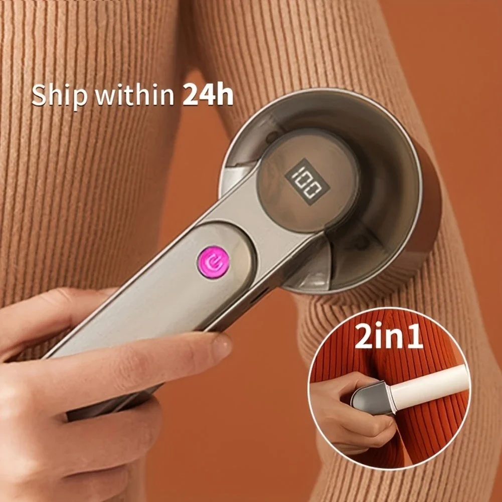 Fabric Shaver For Home Clothing Maintenance Removing Fuzz Balls Lint Fabric Pellets Tools Rechargeable 207x78mm ABS