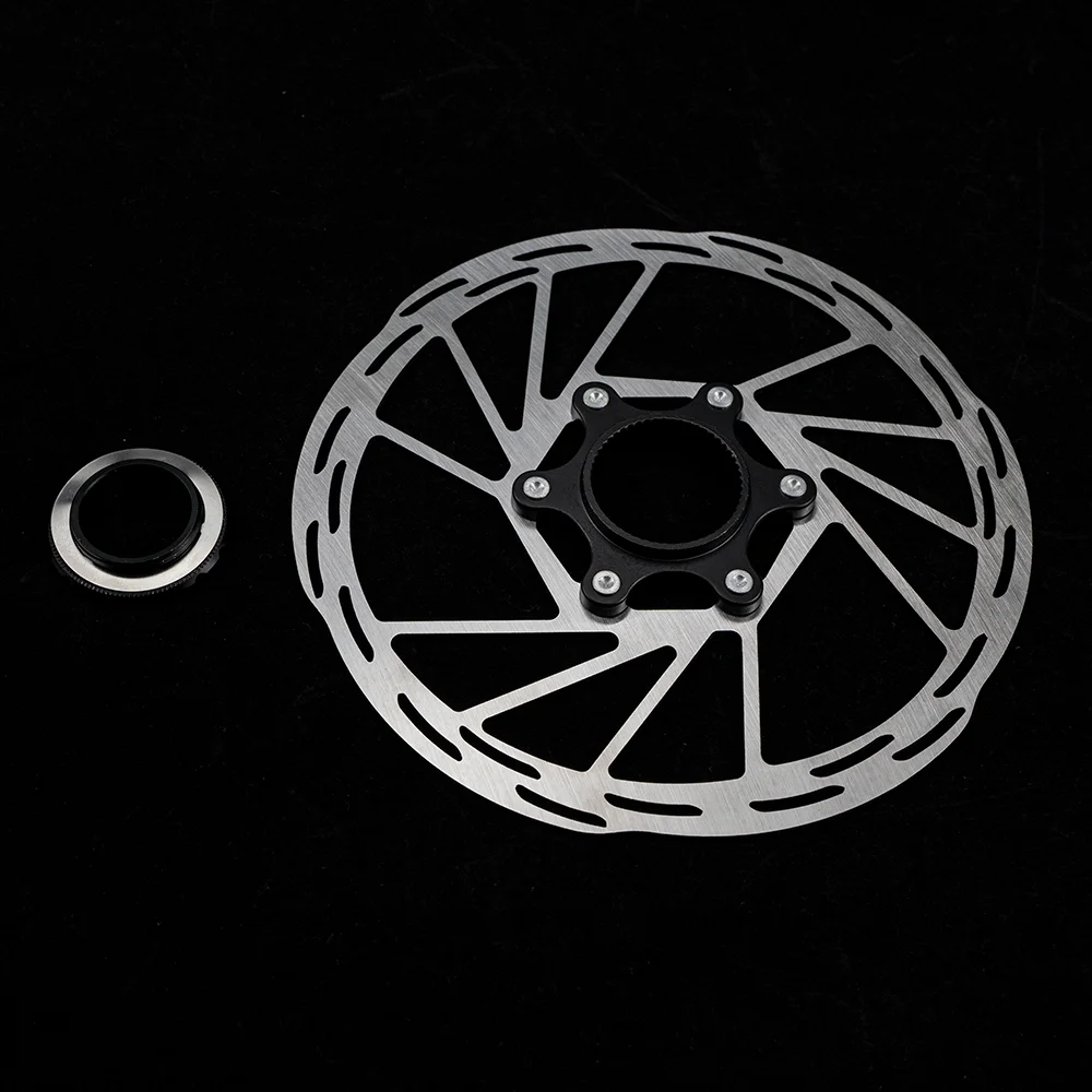 ZRACE Center Lock Bremsscheibe mit Starker Wärmeableitung, Schwimmende Bremsscheibe 140mm 160mm 180mm für MTB / Rennrad-Scheibenbremsen – Detail 4