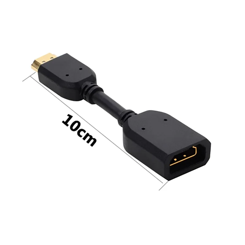 

4K HDMI-compatible Male to Female Adapter Cable 0.1m Video Extension Cord for PS4 PC Laptop HDTV STB DVD Monitor Projector