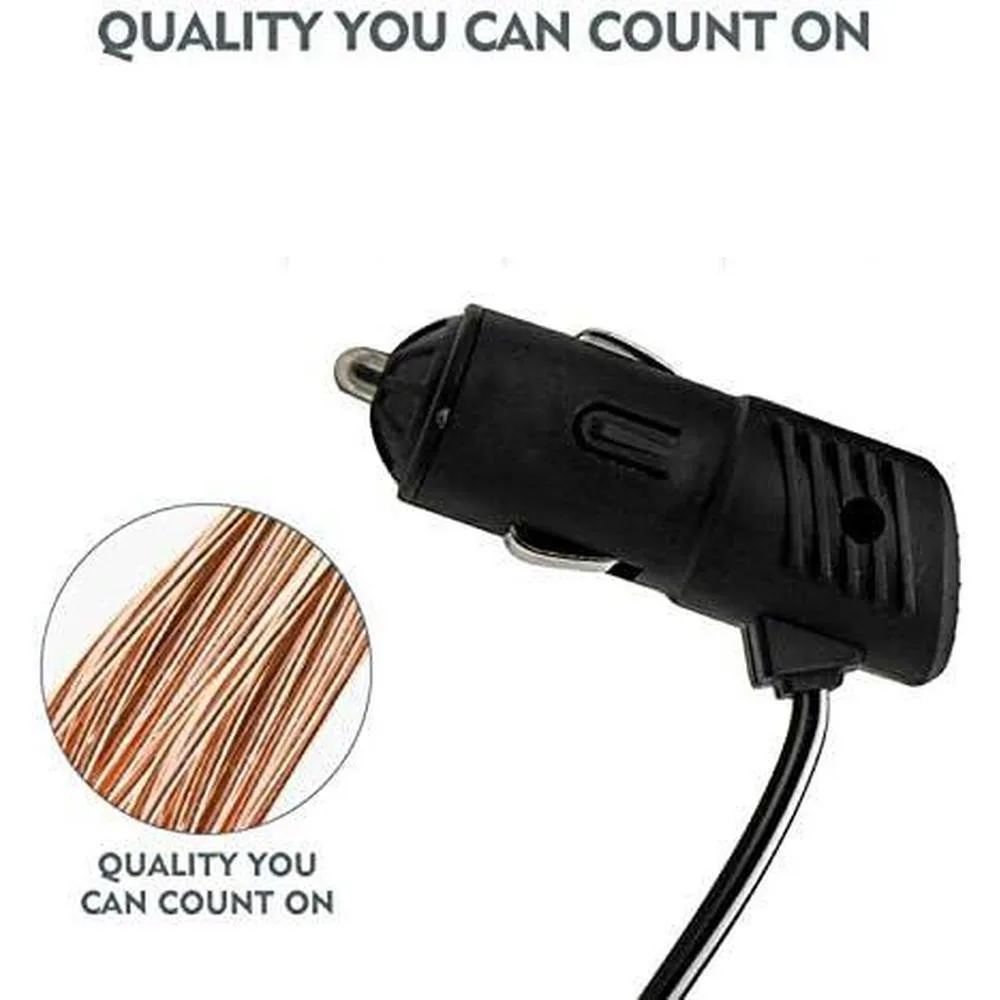 60W DC 12V for use in any vehicle with a 12V power outlet 12V 60W Car Charger Adaptor
